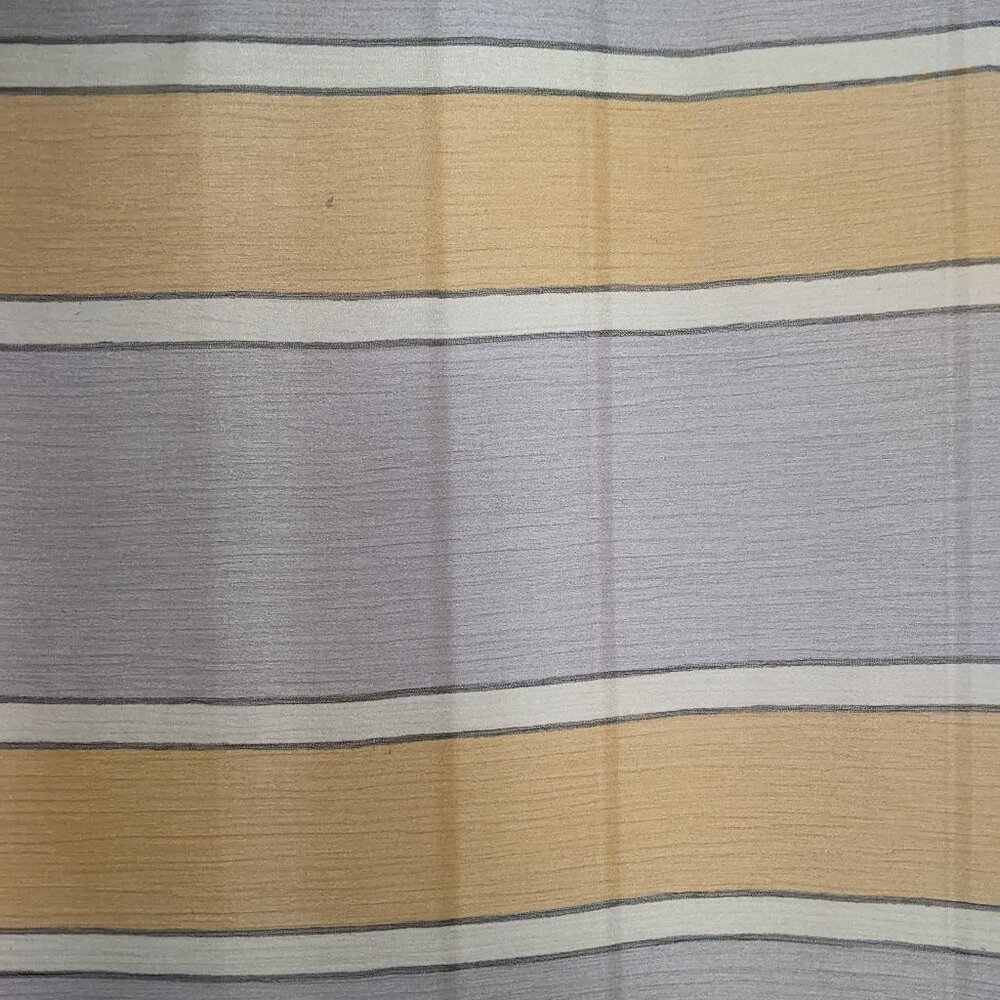 5 yards designer striped Zimmermann silk chiffon fabric